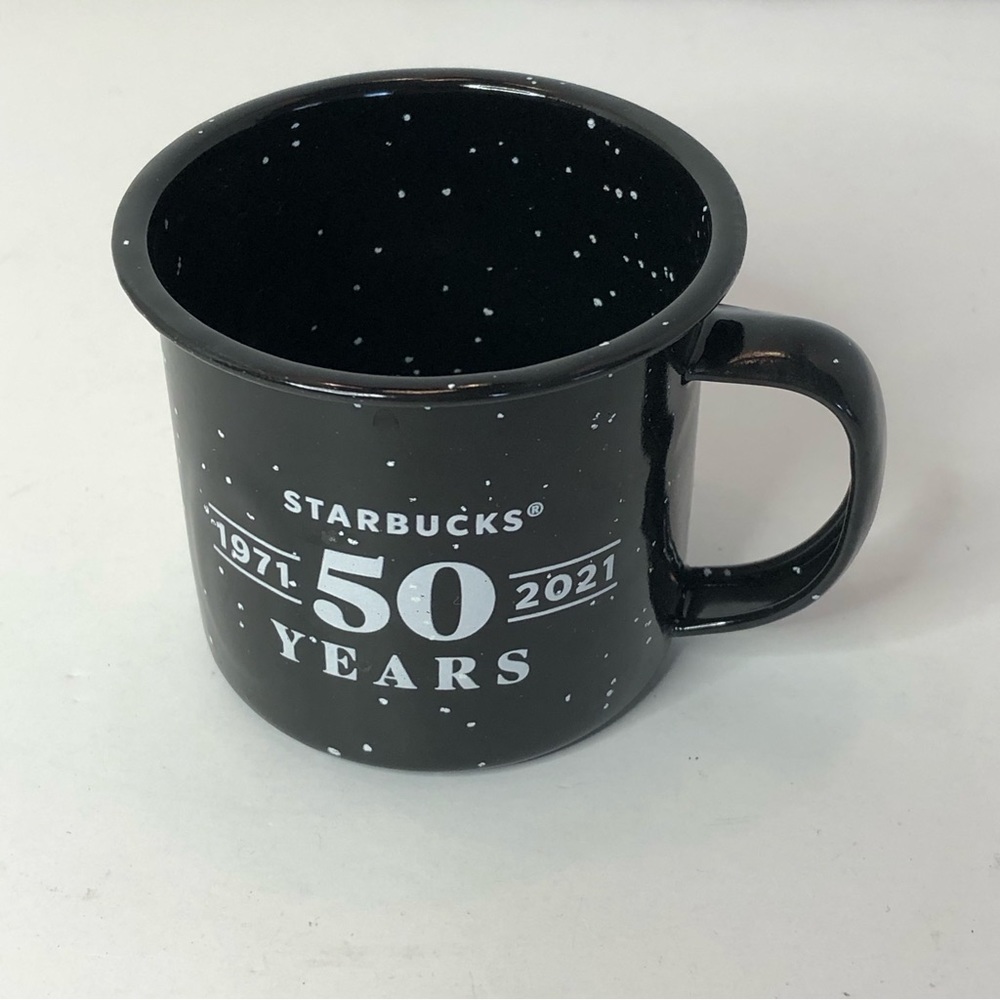 Starbucks 50th Anniversary Limited Edition Metal Expresso Cup Mini Mug